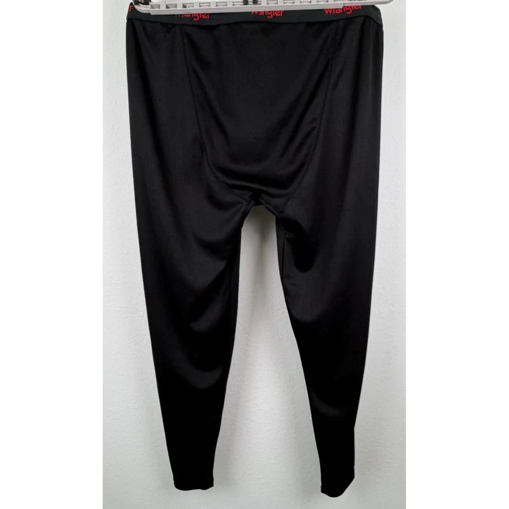 Wrangler Thermal Pants Mens XXL Black Excellent Workwear Outdoor Base Layer